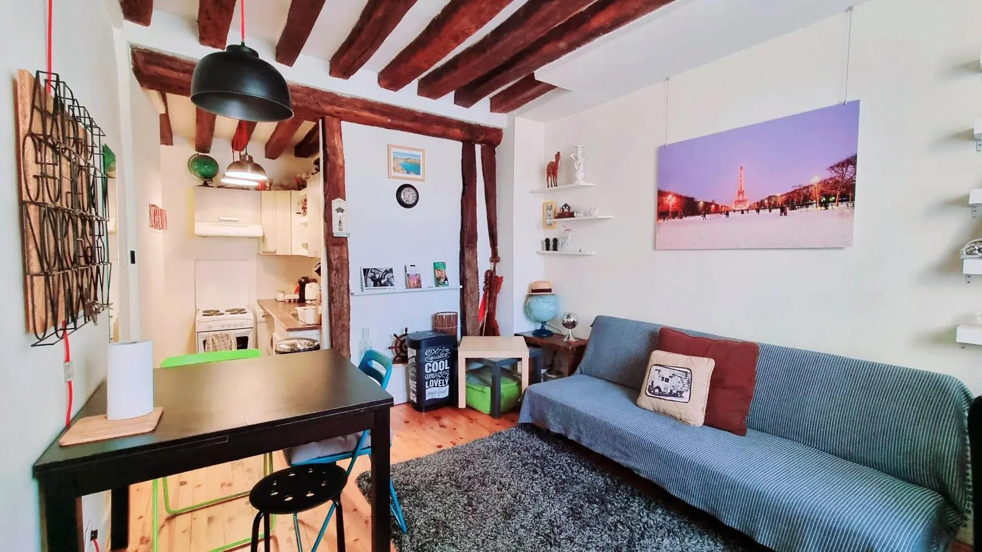 Apartment Cozy Le Marais With 1 Separate Bed Paris